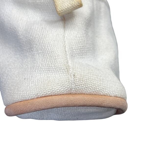 Hermès Bolide Mini Pouch White Canvas Toile H Cosmetic Case Made in France - Picture 12 of 16